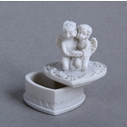 Шкатулка "2 ангела - поцелуй" 4х3,2х3 см - Фото 2