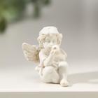 Фигурка полистоун «Ангелочек рассматривает жемчужину», 3.5×2.5×2.8 см, МИКС - Фото 3