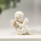 Фигурка полистоун «Ангелочек рассматривает жемчужину», 3.5×2.5×2.8 см, МИКС - Фото 4