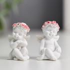 Фигурка полистоун «Ангел в венке из роз», 2.9×2×1.6 см, МИКС - Фото 2