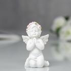Фигурка полистоун «Ангел в венке из роз в молитве», 6×4×2.6 см, МИКС - Фото 2