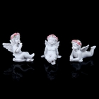 Сувенир полистоун "Ангел в венке из роз на отдыхе" 4,5х6,5х3,5 см - Фото 5