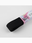 Резинки бельевые, 20 мм, 2±0.5 м, набор 6 шт., чёрные - Фото 3