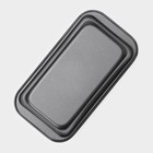 Форма для выпечки Доляна «Жаклин. Хлеб», 27.5×15×7 см, антипригарное покрытие, углеродистая сталь, чёрная - Фото 5