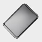 Противень Доляна «Жаклин. Прямоугольник», 47.5×31.5×2.5 см, антипригарное покрытие, чёрный - Фото 5