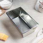 Форма для выпечки Доляна «Хлеб», 11.5×21 см - Фото 1