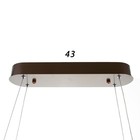 Светильник 1444/1CF LED 100 Вт 3000-6000К кофе 102×28×8 см BayerLux - фото 4366976