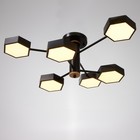 Люстра 1318/6BK LED 144 Вт 3000-6000К чёрный 71×65×25 см BayerLux - фото 53926283