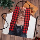 Фартук новогодний «Этель», 71×73 см, 100% хлопок, саржа 190 г/м² - Фото 1