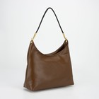 Сумка женская на молнии, цвет коричневый - фото 21402508