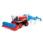 Трактор инерционный «Комбайн», с прицепом, цвет МИКС, уценка 7509393