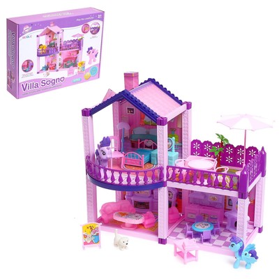 УЦЕНКА Кукольный домик, с аксессуарами