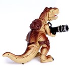 Динозавр радиоуправляемый T-Rex, стреляет ракетами, работает от батареек, МИКС, уценка - Фото 3