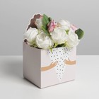 Коробки для мини букетов «GIRL», 12 × 20 × 10 см - Фото 4