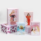 Набор коробок 6 в 1, упаковка подарочная, «Girls», 20 х 12.5 х 7.5 ‒ 32.5 х 20 х 12.5 см - фото 9449503