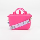 Сумка детская на молнии, цвет розовый - Фото 2