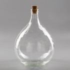 Бутыль стеклянная «Дамижана», 11 л, с крышкой - фото 9449536