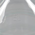 Бутыль стеклянная «Рифлёная», 5 л, с крышкой - фото 4600701