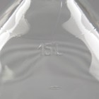 Бутыль стеклянная «Рифлёная», 15 л, с крышкой - фото 4641006