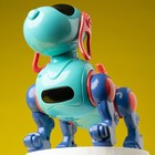 Робот-собака IQ DOG, ходит, поёт, работает от батареек, цвет голубой - фото 6494626