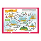 Книга-игра «Чем занять ребенка? Путешествие по миру. Часть 1», А5, 26 страниц, 5+ - Фото 2