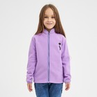 Джемпер детский, лиловый, рост 110 см - Фото 1