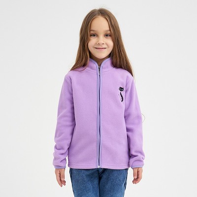 Джемпер детский, лиловый, рост 122 см