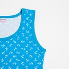 Комплект (майка, трусы) для мальчика, цвет бирюзовый, рост 140 см - фото 27412949