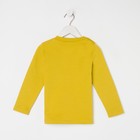 Лонгслив для мальчика, цвет горчичный, рост 86 см - Фото 3