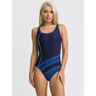 Купальник женский для бассейна Atemi SWAE 03C, цвет тёмно-синий, размер 42 - фото 109862385