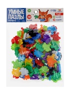 Конструктор обучающий «Умные пазлы», 138 деталей, набор карточек 6914563