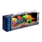 Конструктор винтовой «Мир динозавров», набор 2 штуки, 2 отвёртки 4 карточки, 50 деталей - Фото 7