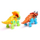 Конструктор винтовой «Мир динозавров», набор 4 штуки, 2 отвёртки 4 карточки, 100 деталей - Фото 7