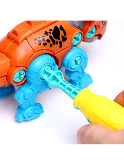 Конструктор винтовой «Трицератопс», с отверткой, 26 деталей