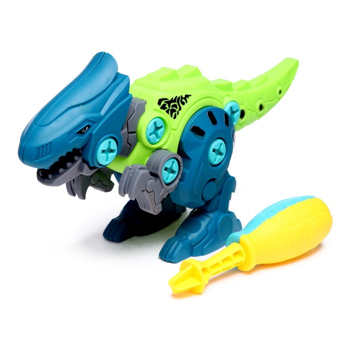 Конструктор винтовой «Паразауролоф», с отвёрткой, 24 детали - Фото 1