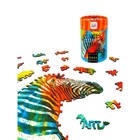 Фигурный деревянный пазл ANIMAL ART, «Зебра» 113 деталей 7500559 - фото 319813110