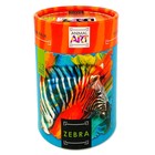 Фигурный деревянный пазл ANIMAL ART, «Зебра» 113 деталей 7500559 - фото 319813111