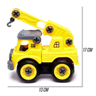 Конструктор винтовой «Машина с краном», с отвёрткой, 26 деталей - Фото 3