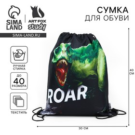 Мешок для обуви ROAR! полиэстер, размер 30 х 40 см