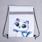 Мешок для обуви «Котик» (со светоотражающим элементом) 41×34 см - Фото 6