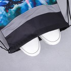 Сумка для обуви со светоотражающим элементом «Fire wheels», размер 43х34х0,5 см - Фото 4