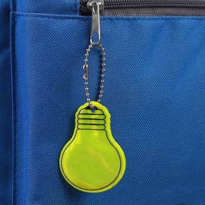 Светоотражающий элемент «Лампочка», двусторонний, 5.5×4 см, МИКС