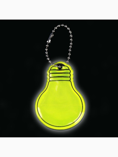 Светоотражающий элемент «Лампочка», двусторонний, 5.5×4 см, МИКС