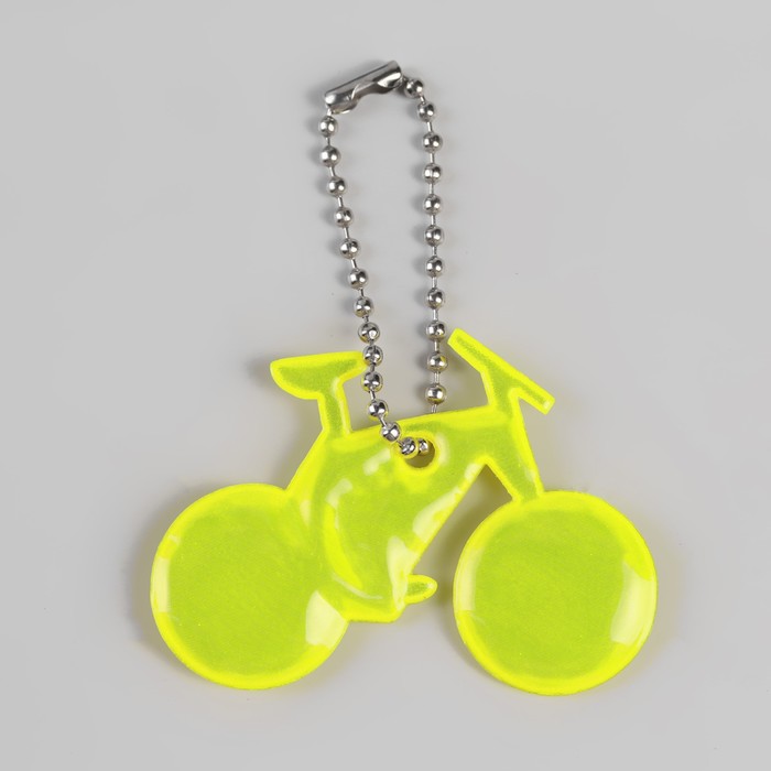 Светоотражающий элемент «Велосипед», 5,5 × 4 см, цвет МИКС - фото 1897056321