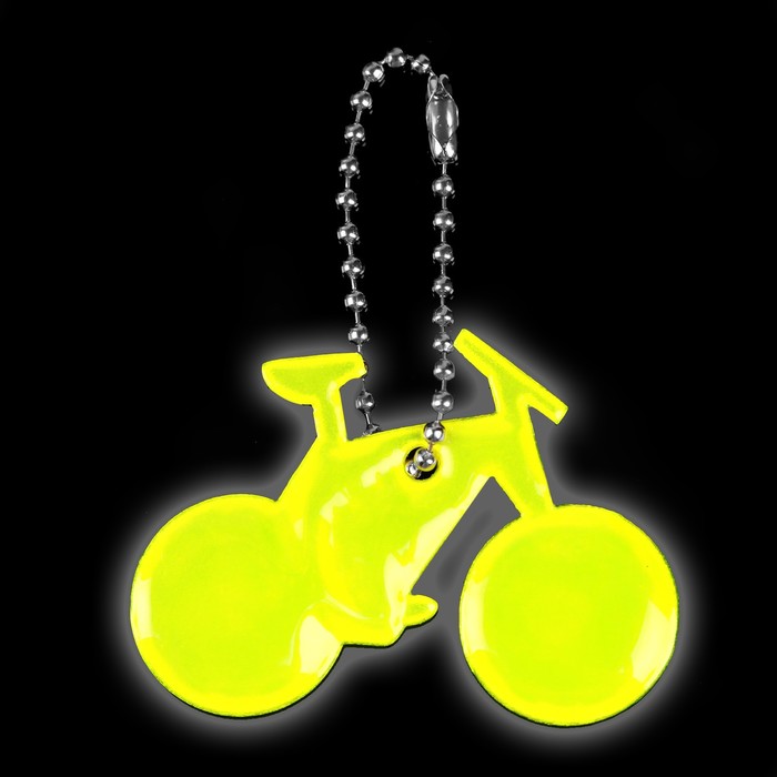 Светоотражающий элемент «Велосипед», 5,5 × 4 см, цвет МИКС - фото 1897056322