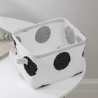 Корзинка для мелочей «Пятнышко», с ручками, 20×16×14 см - Фото 2