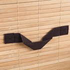 Корзина для белья складная, 36х36х56 см, бамбук - фото 22854230