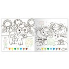 Раскраска по номерам с наклейками «Весёлая ферма», 16 стр. - Фото 4