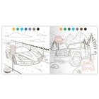 Раскраска по номерам с наклейками «Крутые гонки», 16 стр. - Фото 4