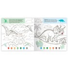 Раскраска по номерам с наклейками «Эра динозавров», 16 стр. - Фото 3